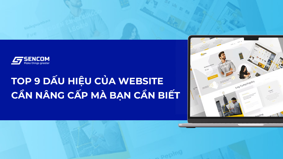 dấu hiệu của website cần nâng cấp